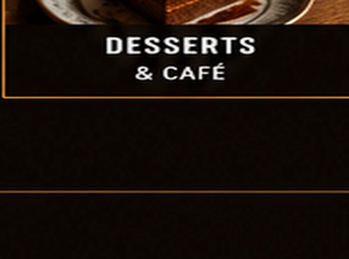 Dessert et café