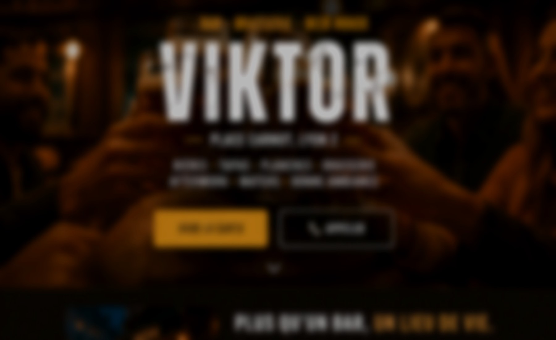 Verres entre amis au Viktor, bar-brasserie à Lyon